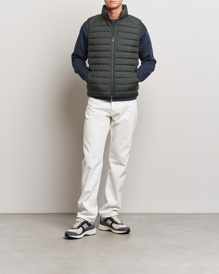 Hombres | Abrigos y chaquetas | Save The Duck | Rhus Matt Lightweight Vest Green Black