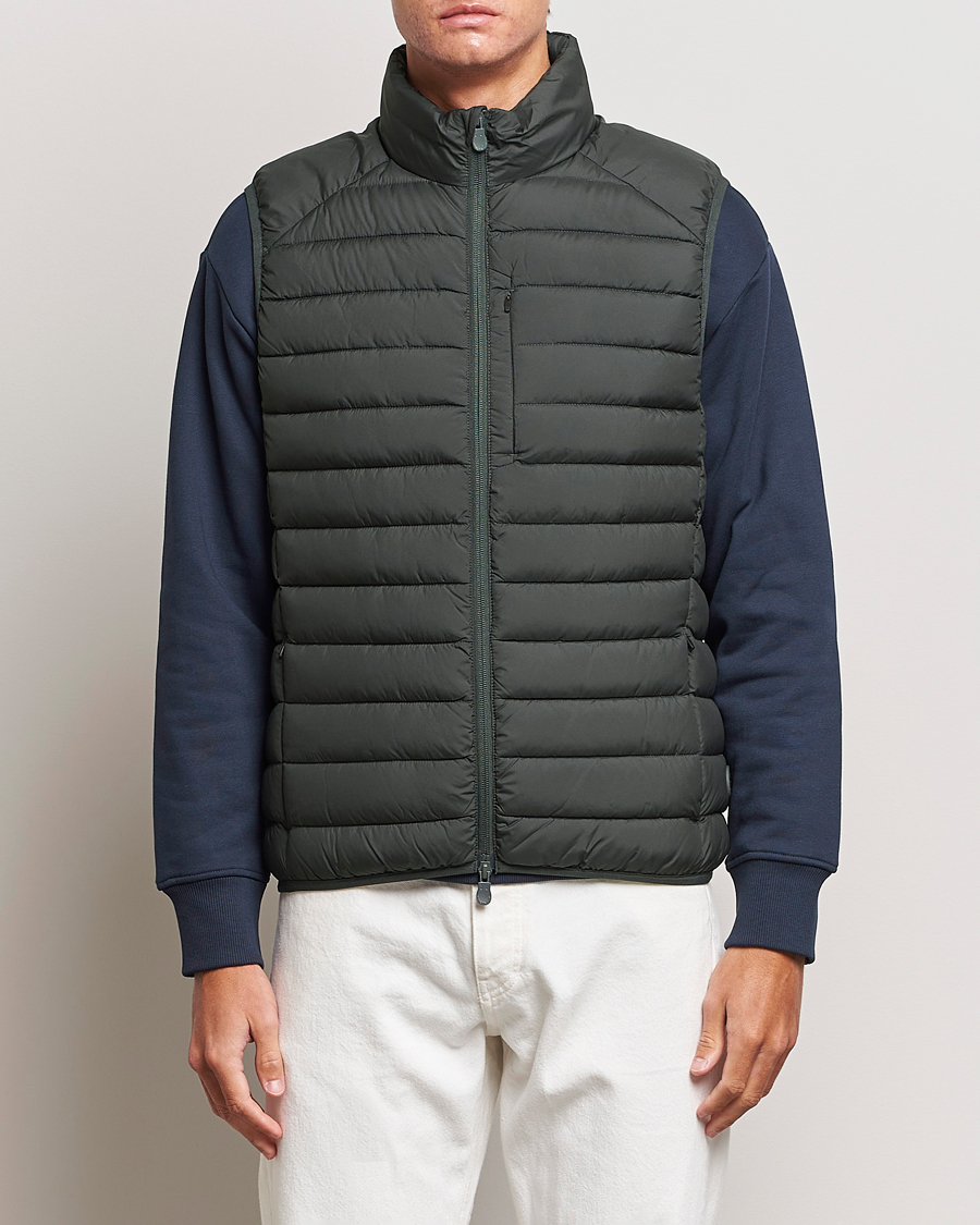 Hombres | Abrigos y chaquetas | Save The Duck | Rhus Matt Lightweight Vest Green Black