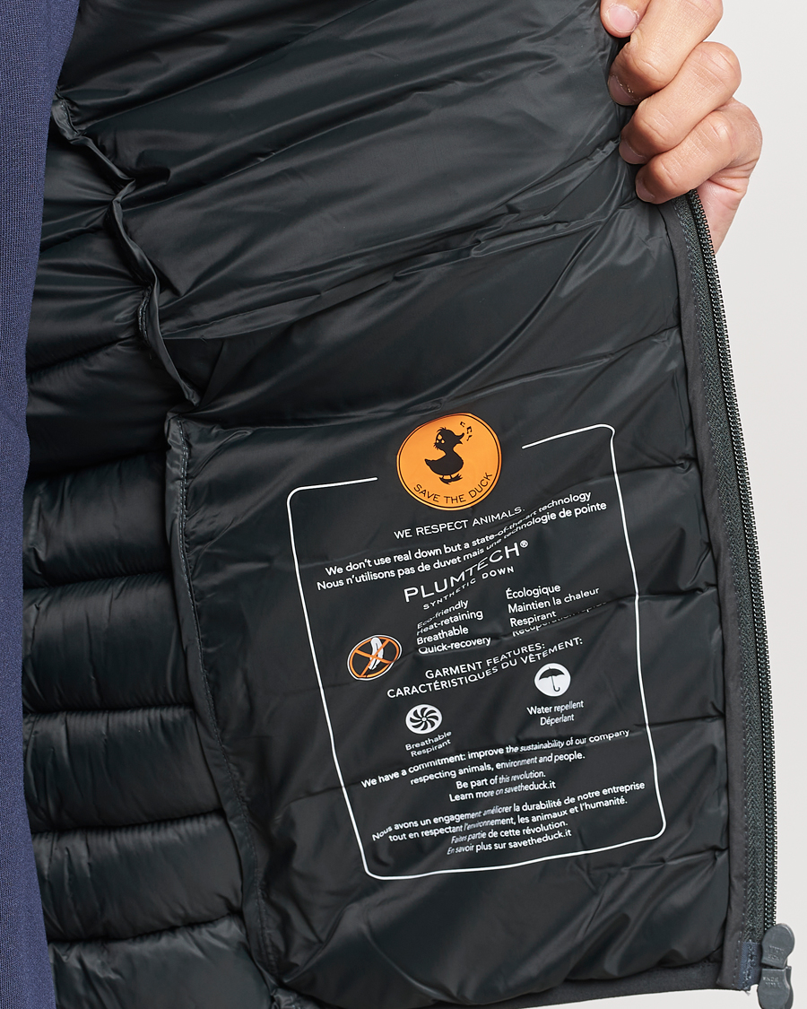 Hombres | Abrigos y chaquetas | Save The Duck | Rhus Matt Lightweight Vest Green Black