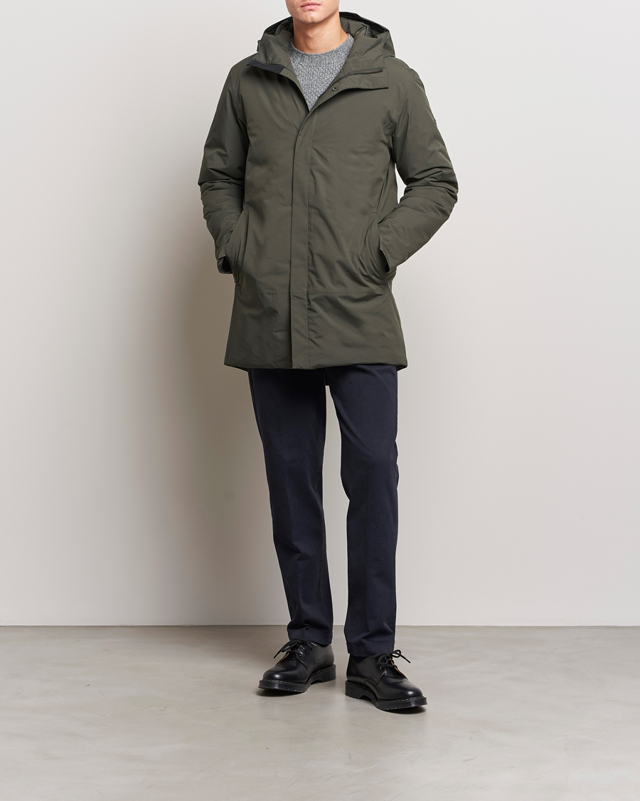 Hombres | Abrigos y chaquetas | Scandinavian Edition | Loft Waterproof Padded Coat Dark Olive