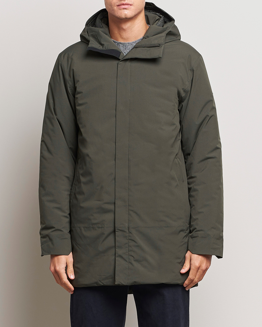 Hombres | Abrigos y chaquetas | Scandinavian Edition | Loft Waterproof Padded Coat Dark Olive