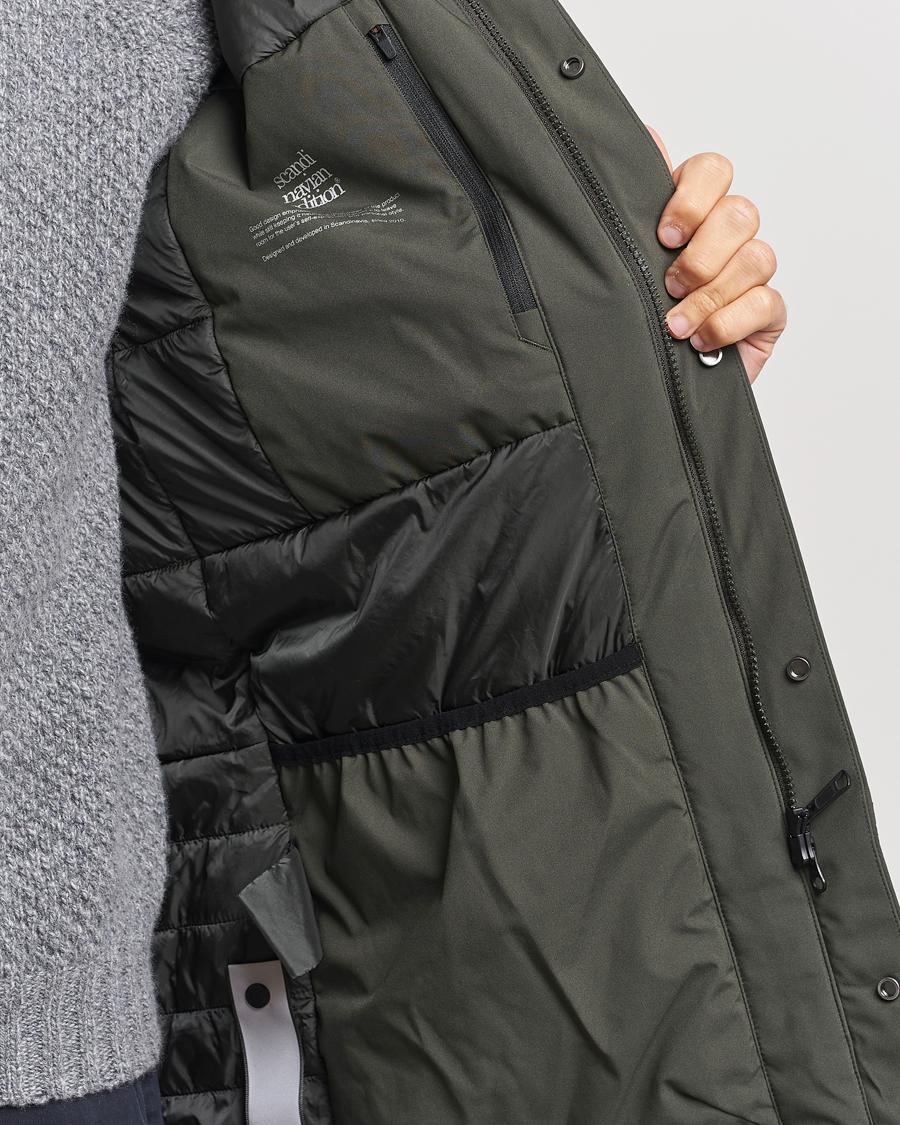 Hombres | Abrigos y chaquetas | Scandinavian Edition | Loft Waterproof Padded Coat Dark Olive