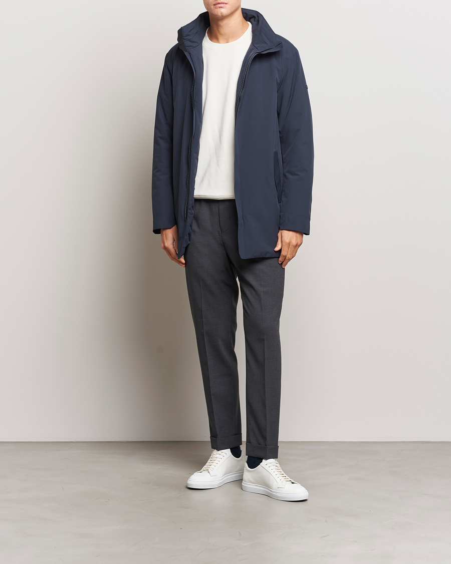 Hombres | Abrigos y chaquetas | Scandinavian Edition | Town Waterproof Lightweight Coat Midnight Blue