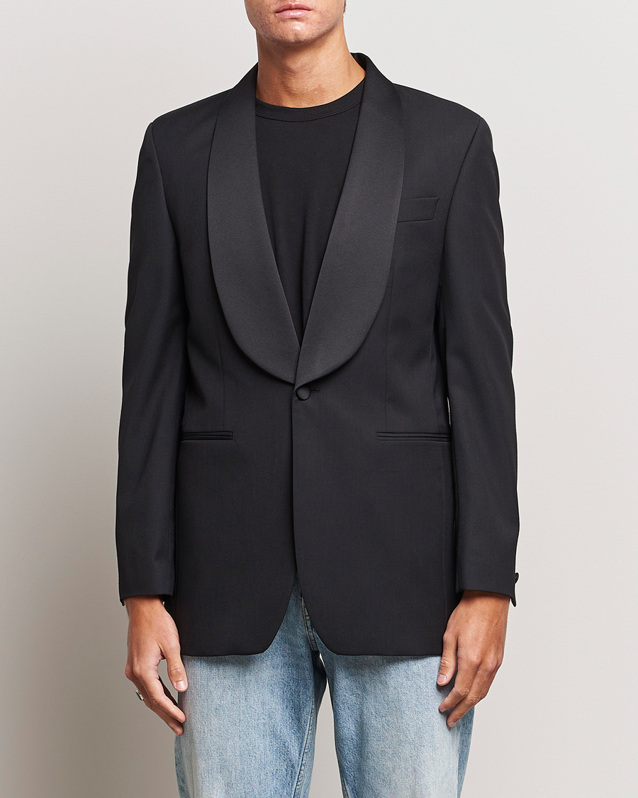 Hombres | Blazers | Sunflower | Shawl Collar Tuxedo Jacket Black