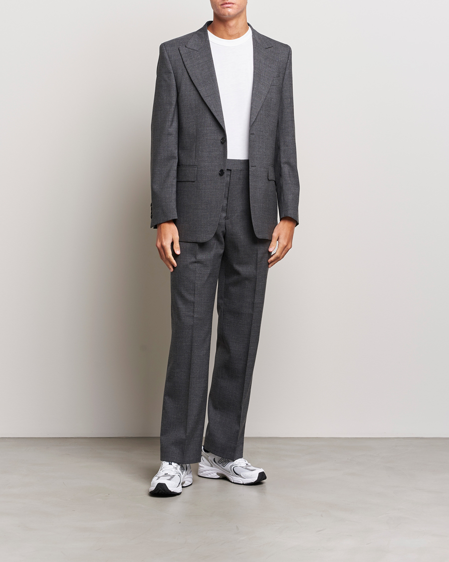 Hombres | Pantalones | Sunflower | Straight Wool Trousers Antracite