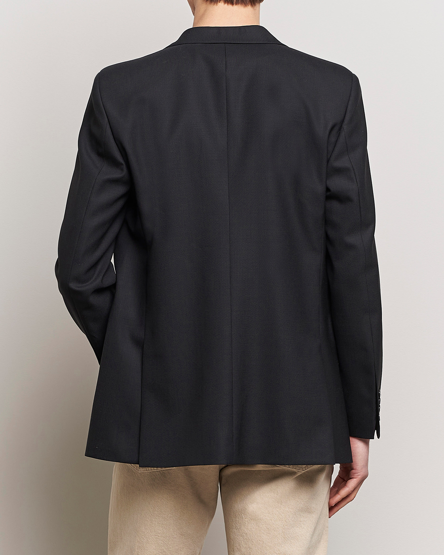 Hombres | Blazers | Sunflower | Single Breasted Wool Blazer Black