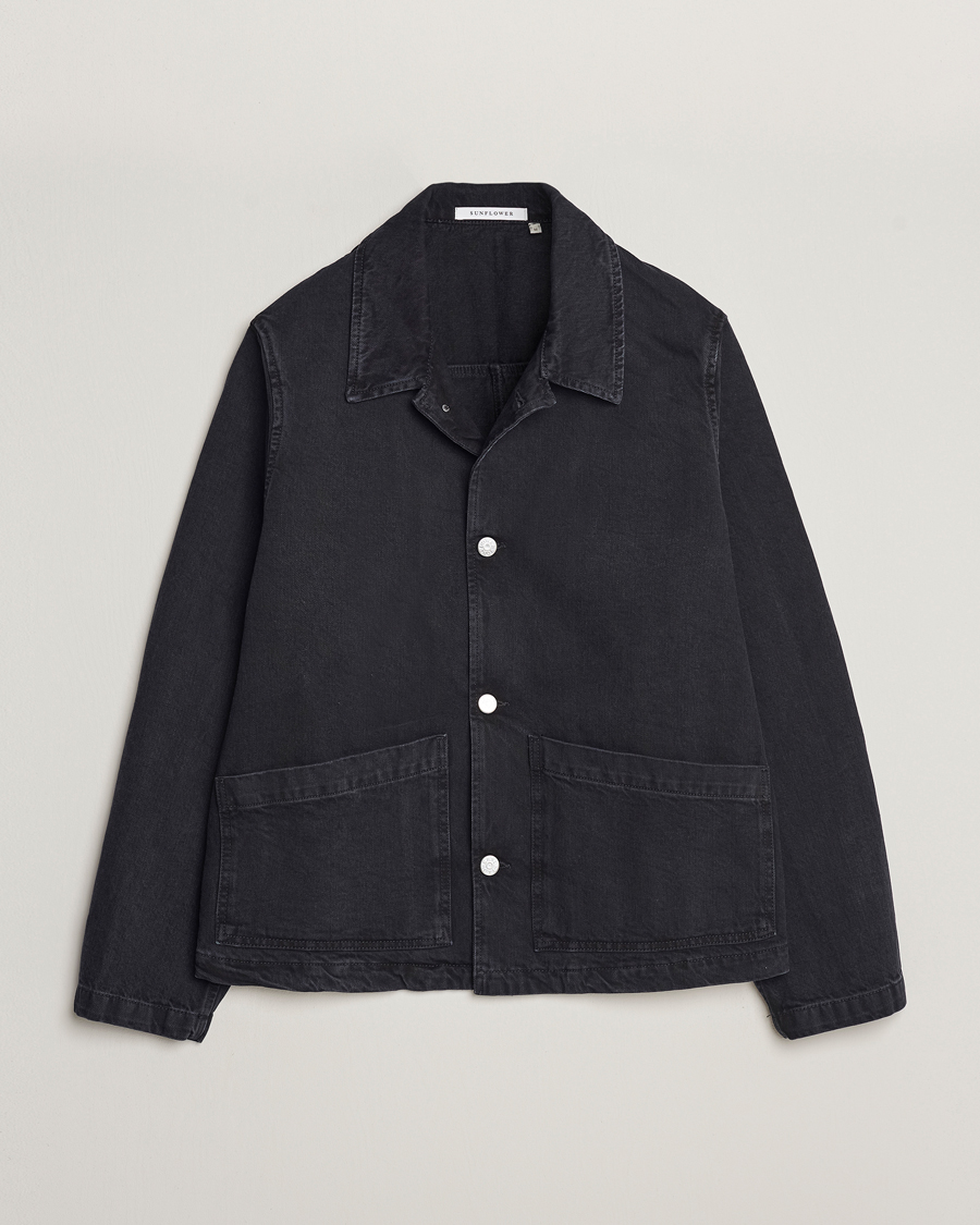 Hombres | Abrigos y chaquetas | Sunflower | Worker Denim Jacket Black
