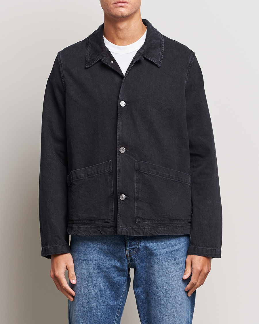 Hombres | Abrigos y chaquetas | Sunflower | Worker Denim Jacket Black