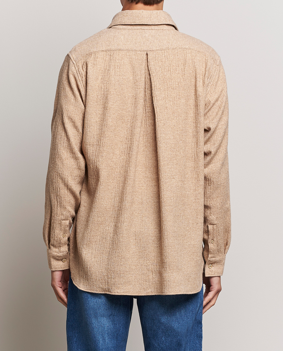 Hombres | Camisas | Sunflower | Please Light Wool Shirt Beige