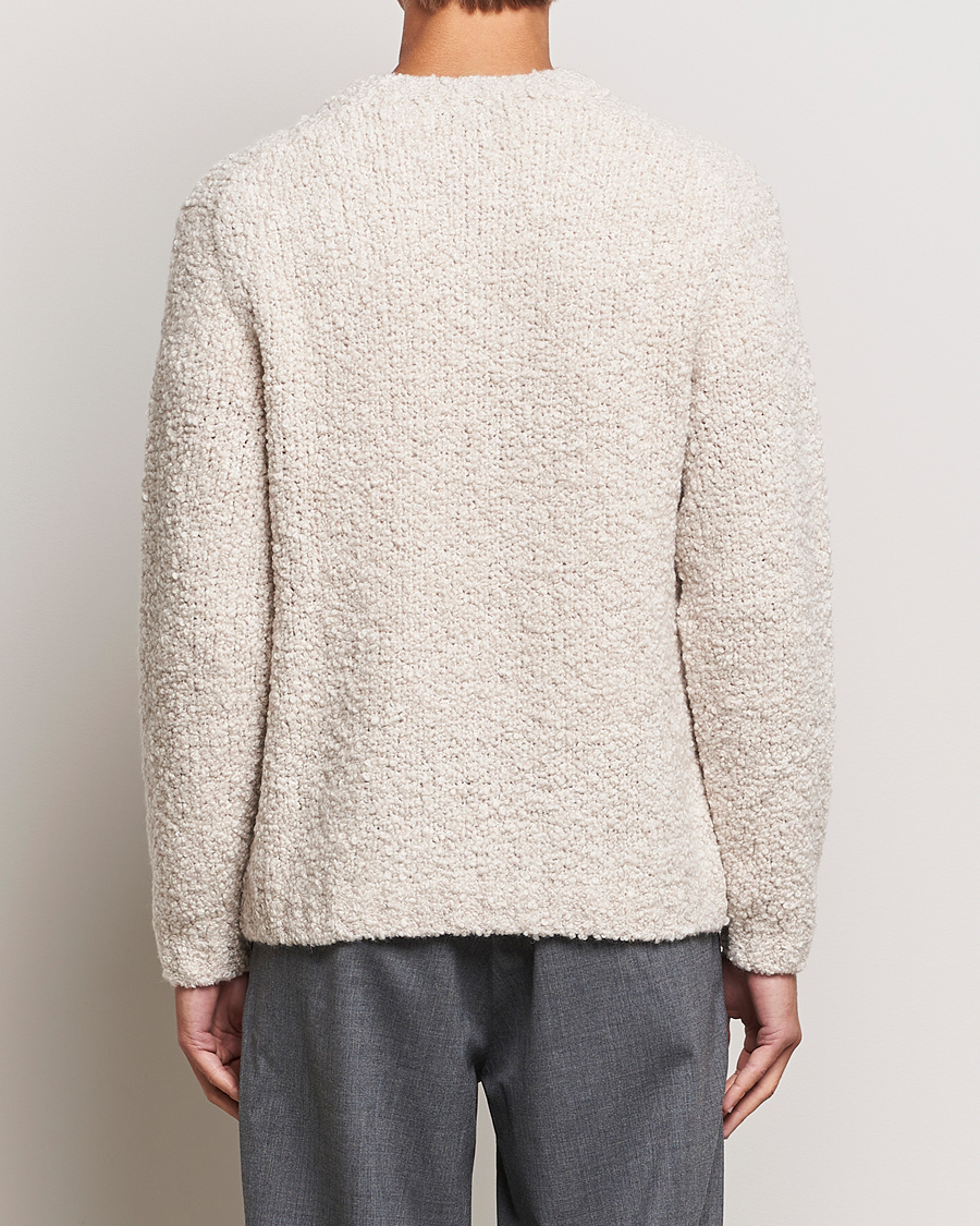 Hombres | Jerséis y prendas de punto | Sunflower | Aske Boucle Sweater Off White