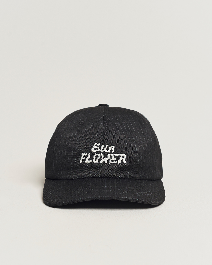 Hombres | Sunflower Pinstripe Dad Cap Black | Sunflower | Pinstripe Dad Cap Black