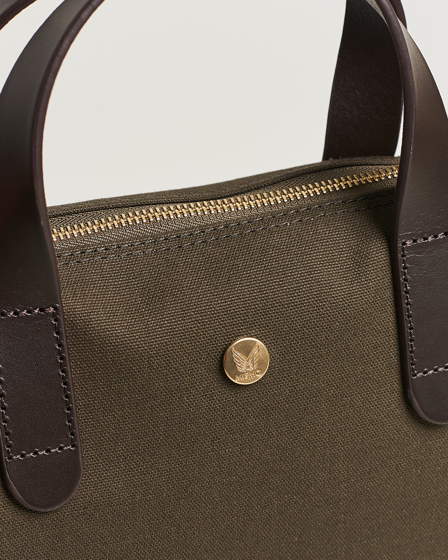 Hombres | Bolsos | Mismo | MismoM/S Canvas Slim BriefArmy/Dark Brown
