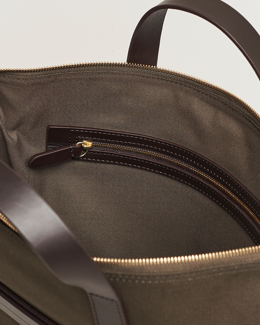 Hombres | Bolsos | Mismo | MismoM/S Canvas Slim BriefArmy/Dark Brown