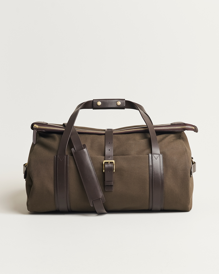 Hombres | Bolsos | Mismo | M/S Explorer Weekendbag Army/Dark Brown