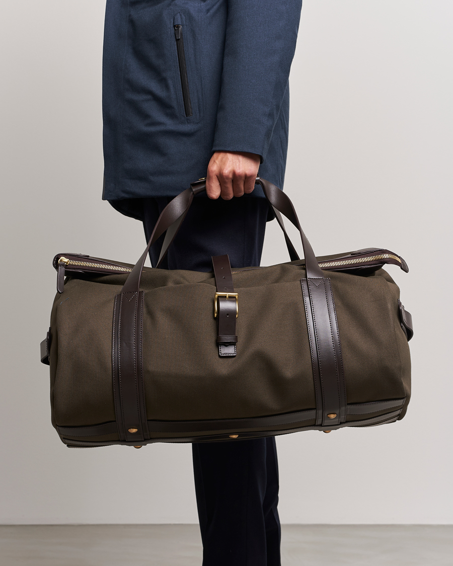 Hombres | Bolsos | Mismo | M/S Explorer Weekendbag Army/Dark Brown