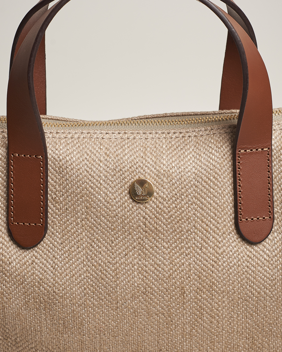 Hombres | Mismo M/S Shopper Grand Herringbone/Cuoio | Mismo | M/S Shopper Grand Herringbone/Cuoio