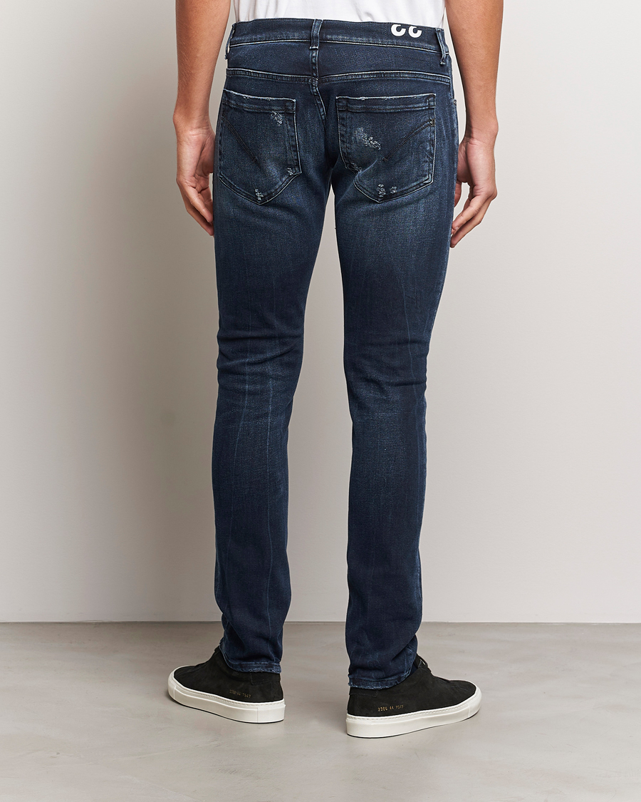 Hombres | Vaqueros | Dondup | George Destroyed Jeans Blue Black