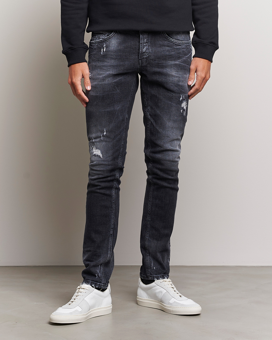 Hombres | Vaqueros | Dondup | George Destroyed Jeans Vintage Black