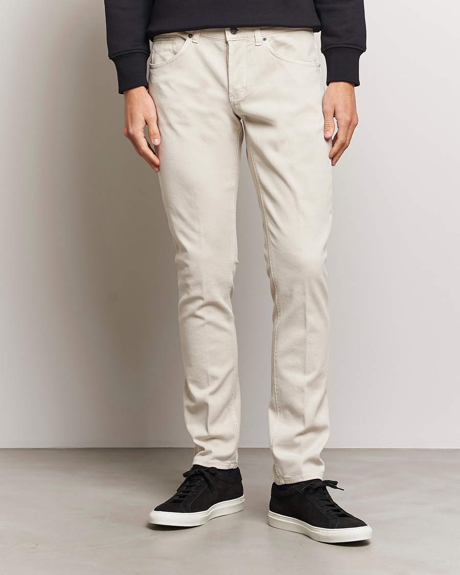 Hombres | Vaqueros | Dondup | George 5-Pocket Jeans Light Sand