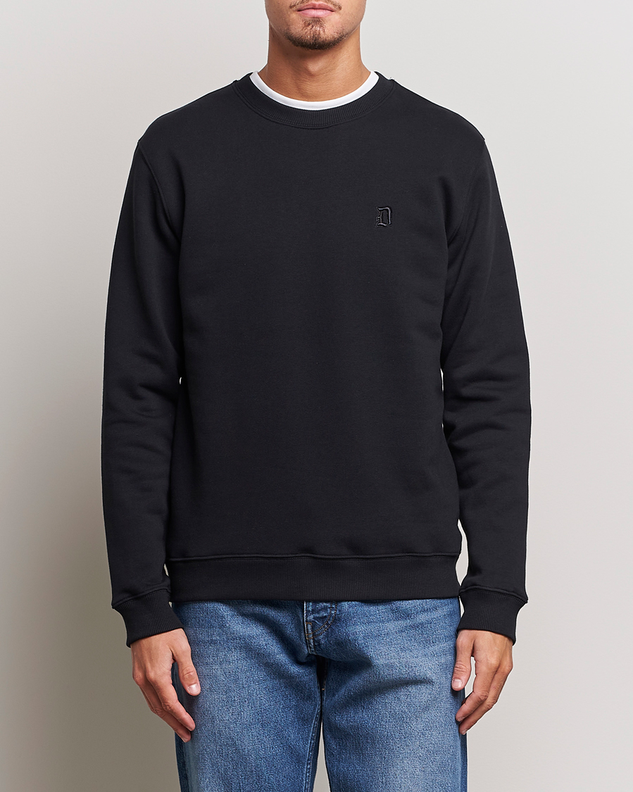 Hombres | Jerséis y prendas de punto | Dondup | Logo Crew Neck Sweatshirt Black