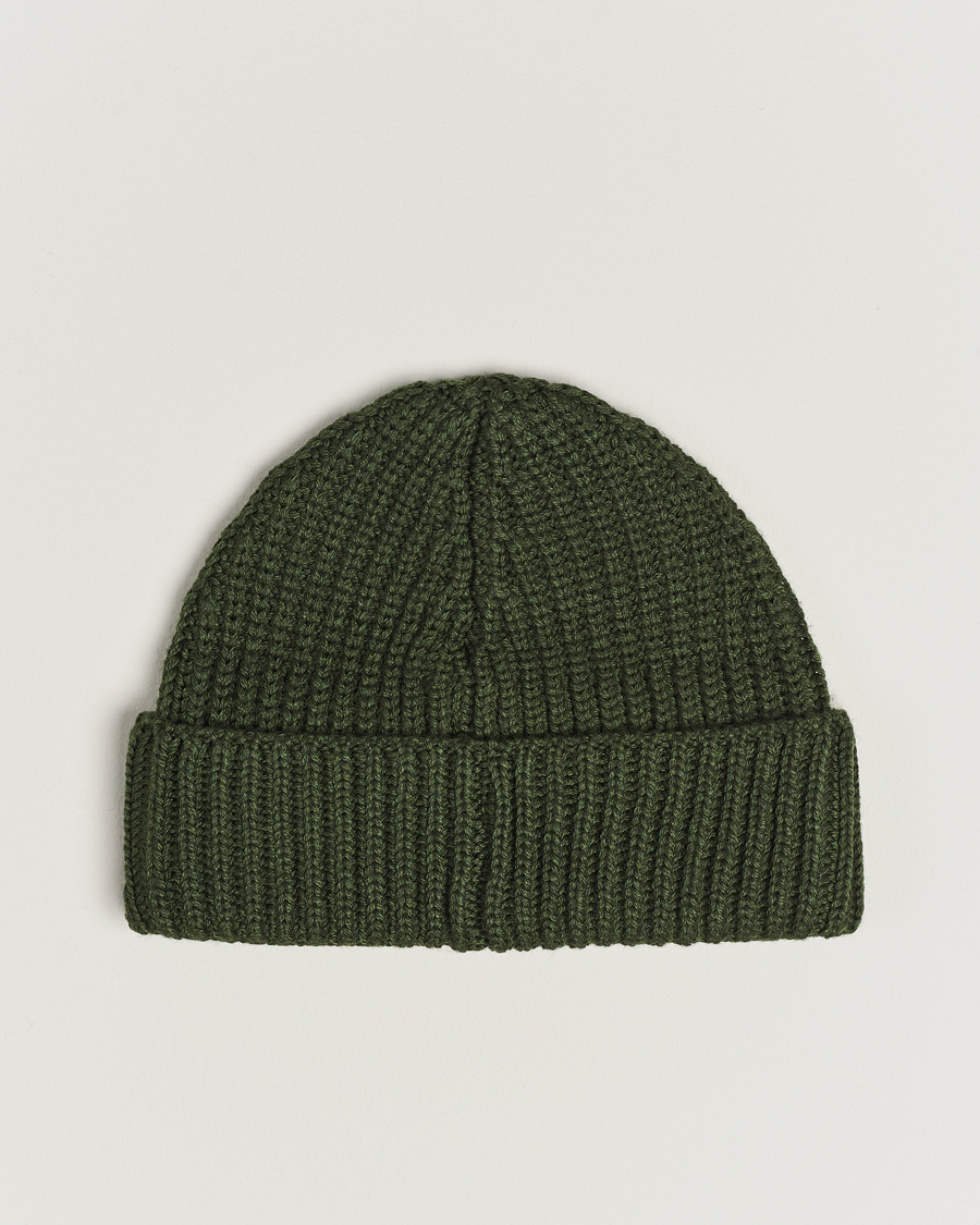 Hombres | Dondup Ribbed Beanie Olive Green | Dondup | Ribbed Beanie Olive Green