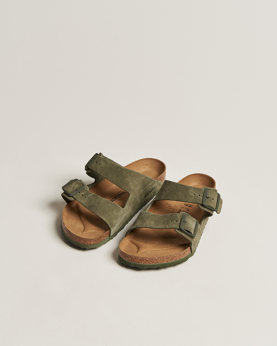 Hombres | BIRKENSTOCK Arizona Classic Footbed Thyme Suede | BIRKENSTOCK | Arizona Classic Footbed Thyme Suede