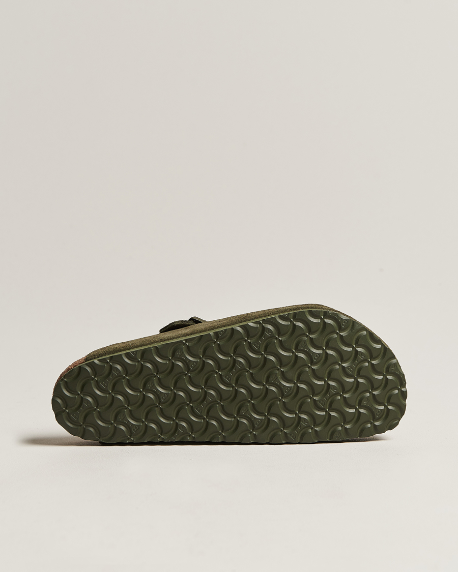Hombres | BIRKENSTOCK Boston Classic Footbed Thyme Green Suede | BIRKENSTOCK | Boston Classic Footbed Thyme Green Suede