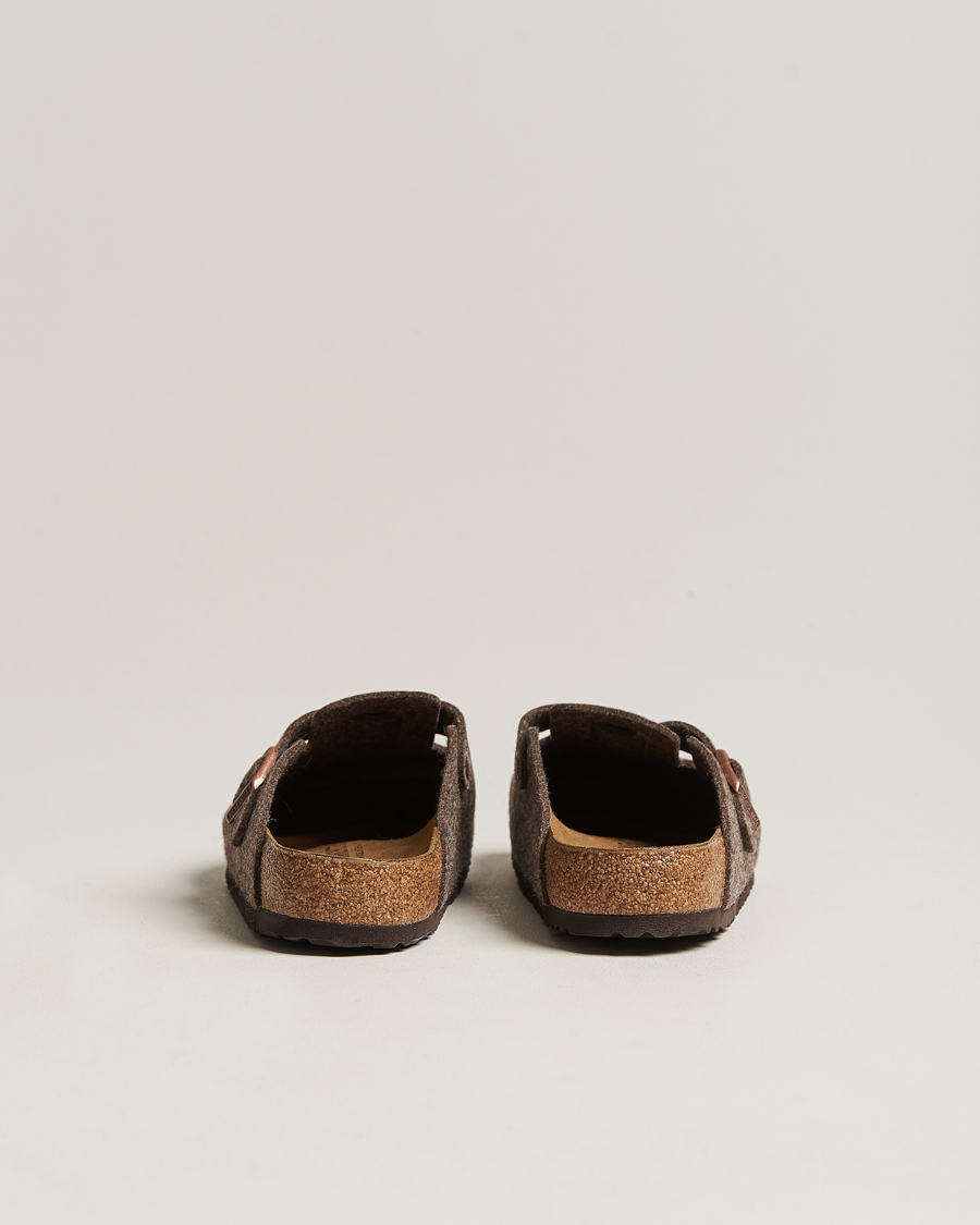 Hombres | BIRKENSTOCK Boston Classic Footbed Wool Felt Antracite | BIRKENSTOCK | Boston Classic Footbed Wool Felt Antracite