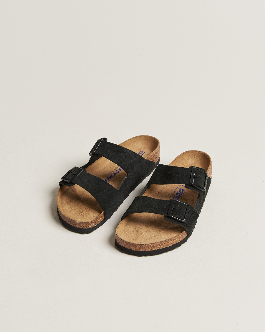 Hombres | Sandalias y chanclas | BIRKENSTOCK | Arizona Soft Footbed Black Suede