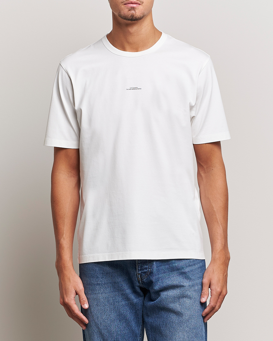 Hombres | Camisetas | C.P. Company | Metropolis Mercerized Jersey T-Shirts White