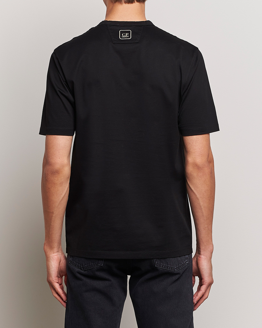 Hombres | Camisetas | C.P. Company | Metropolis Mercerized Jersey Logo T-Shirts Black