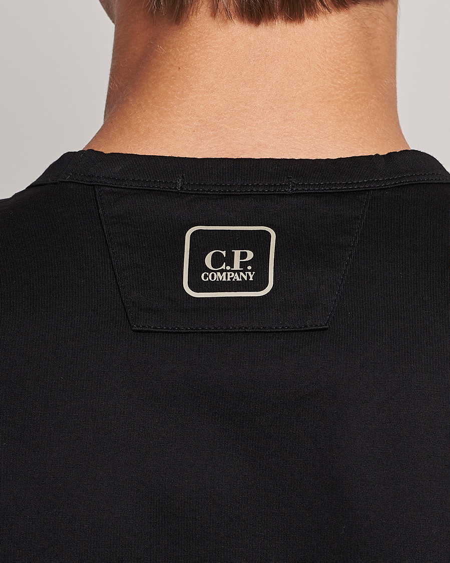 Hombres | Camisetas | C.P. Company | Metropolis Mercerized Jersey Logo T-Shirts Black