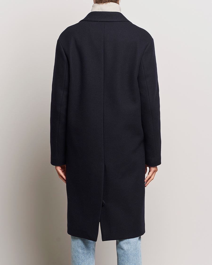 Hombres | Abrigos y chaquetas | Filippa K | London Wool Coat Navy