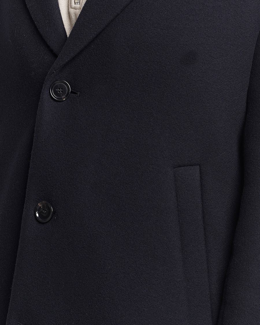 Hombres | Abrigos y chaquetas | Filippa K | London Wool Coat Navy