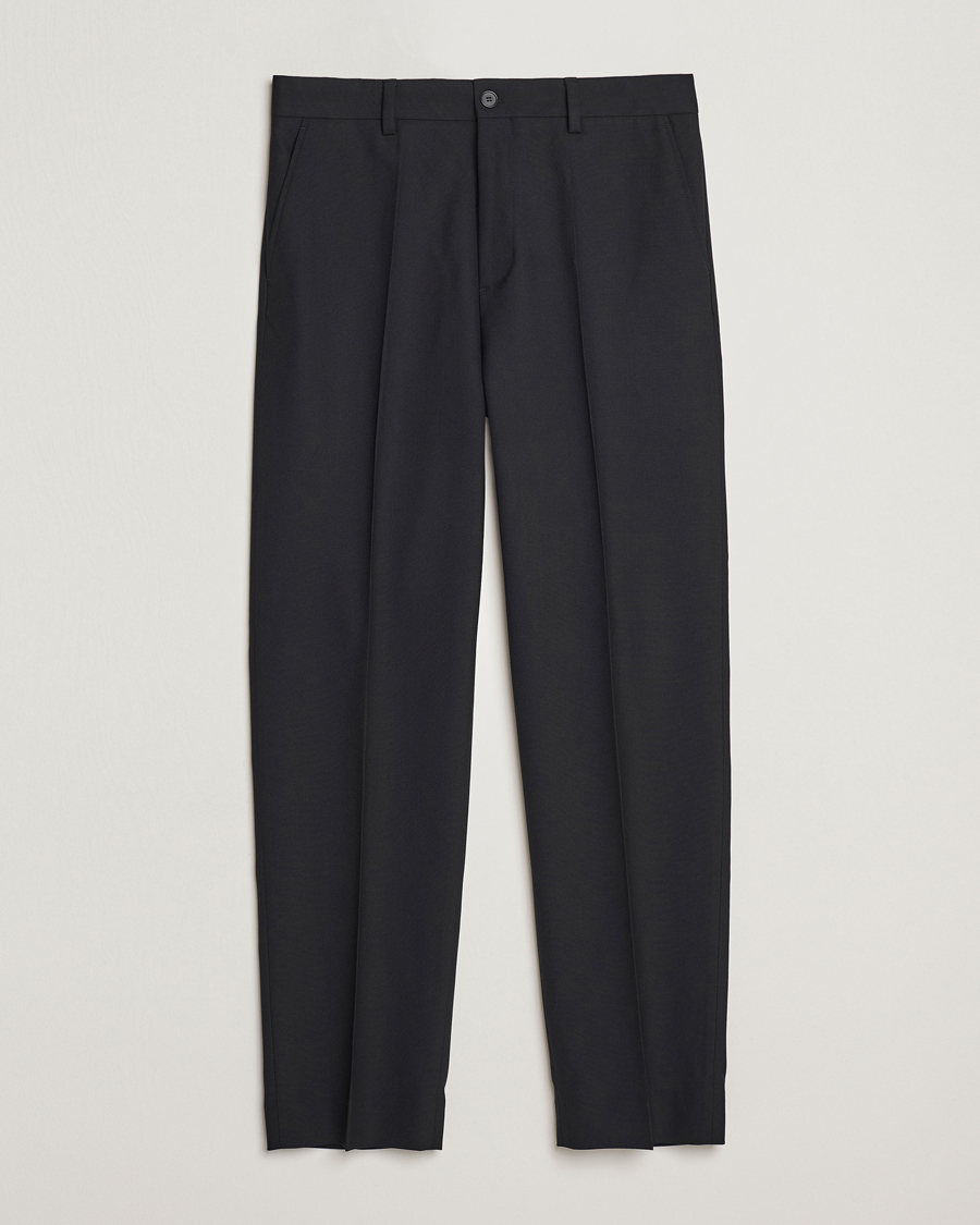 Hombres | Pantalones | Filippa K | Mateo Wool Trousers Black
