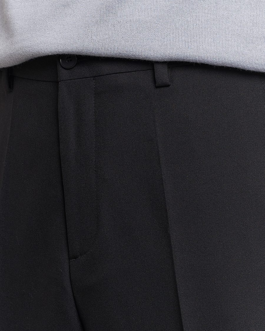 Hombres | Pantalones | Filippa K | Mateo Wool Trousers Black
