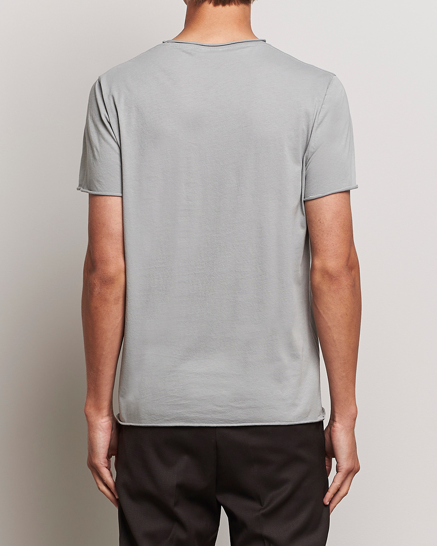 Hombres | Camisetas | Filippa K | Roll Neck T-Shirt Feather Grey