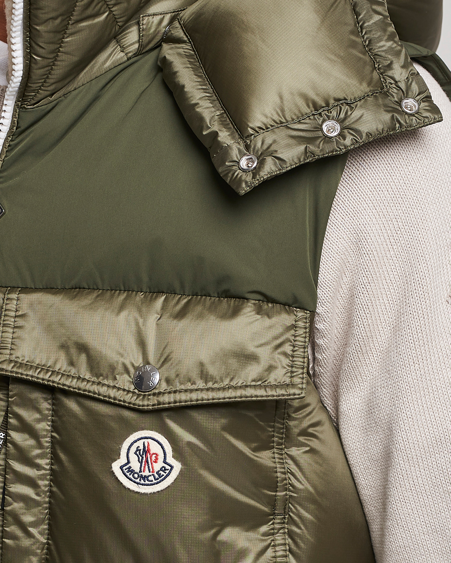 Hombres | Abrigos y chaquetas | Moncler | Oust Shearling Down Vest Olive