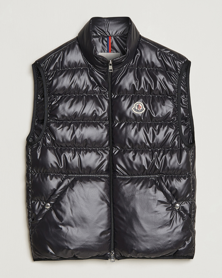 Hombres | Abrigos y chaquetas | Moncler | Aube Down Vest Black