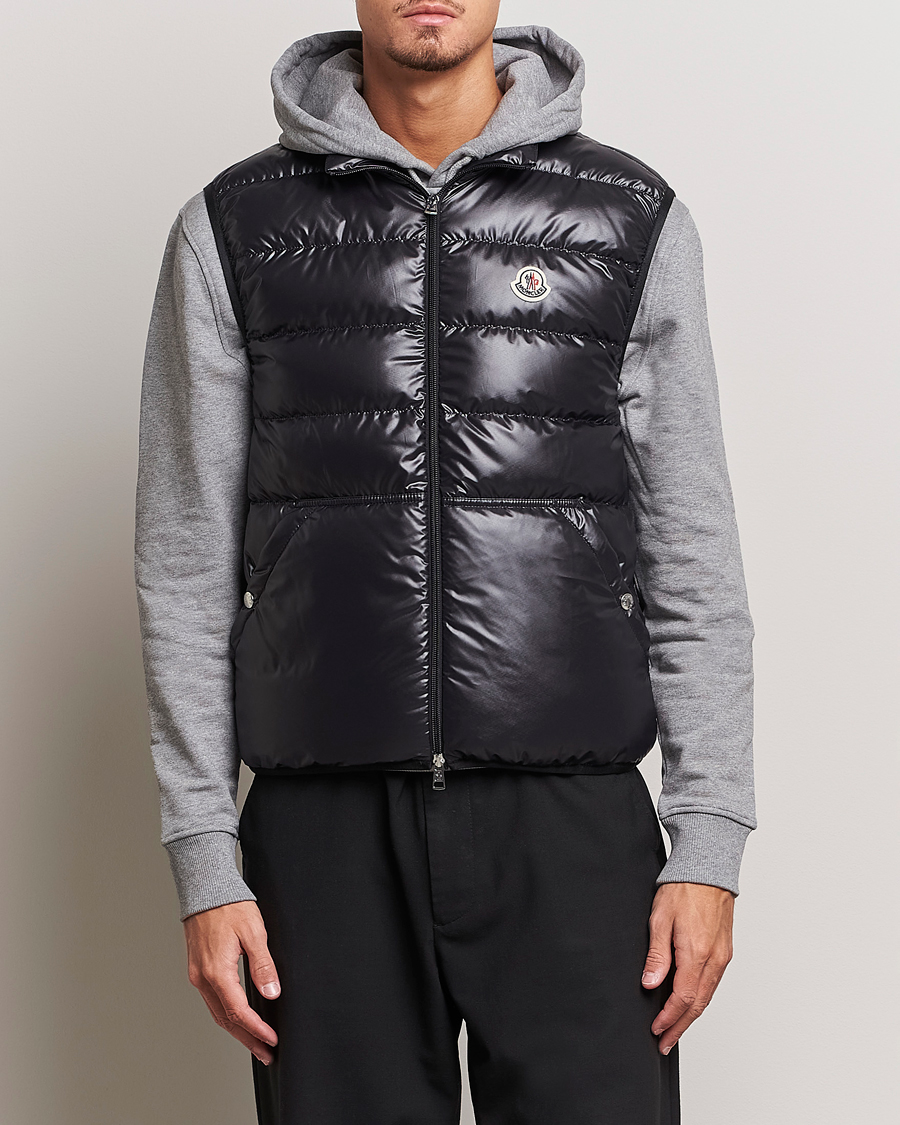 Hombres | Abrigos y chaquetas | Moncler | Aube Down Vest Black