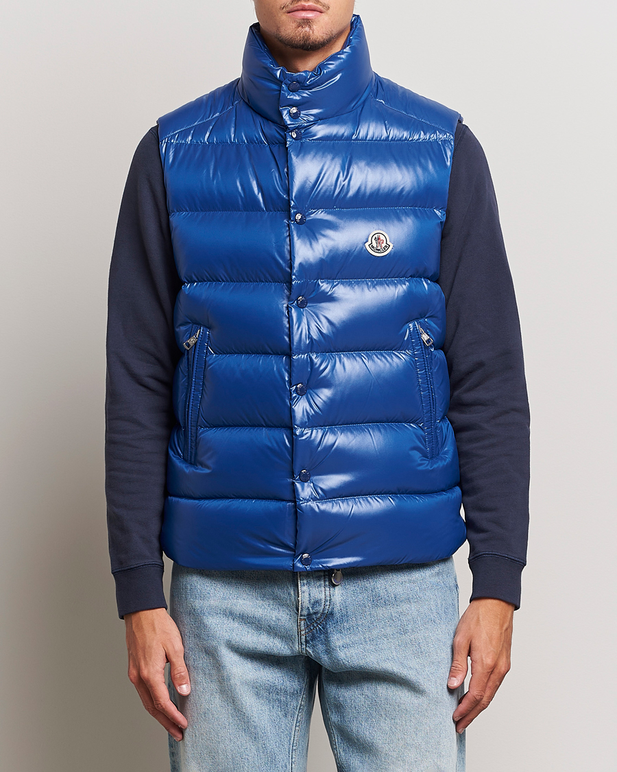 Hombres | Abrigos y chaquetas | Moncler | Tibb Vest Cobalt Blue