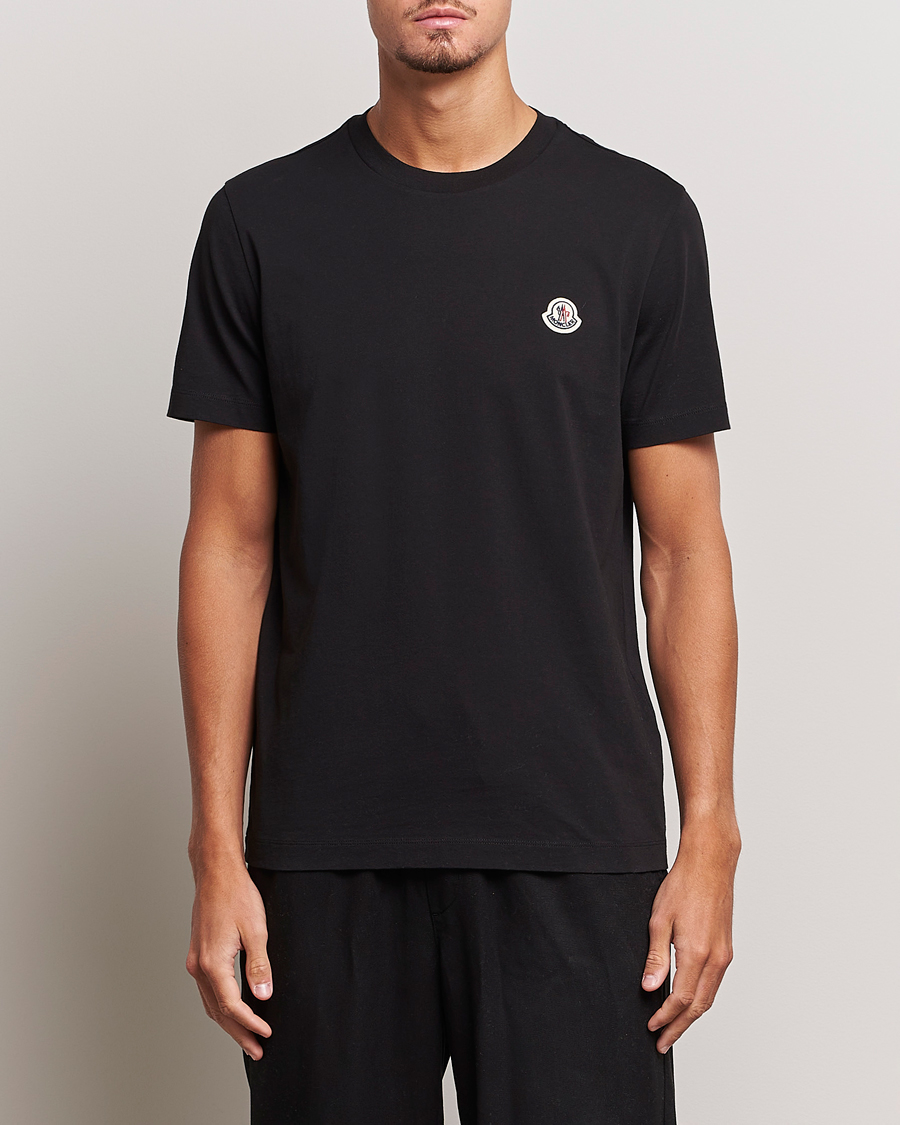 Hombres | Camisetas | Moncler | 3-Pack Logo T-Shirt Black/Grey/White