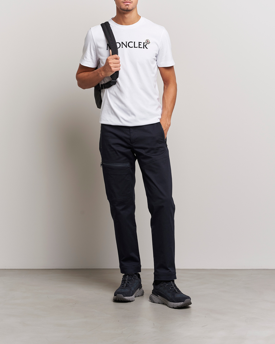 Hombres | Camisetas | Moncler | Lettering Logo T-Shirt White