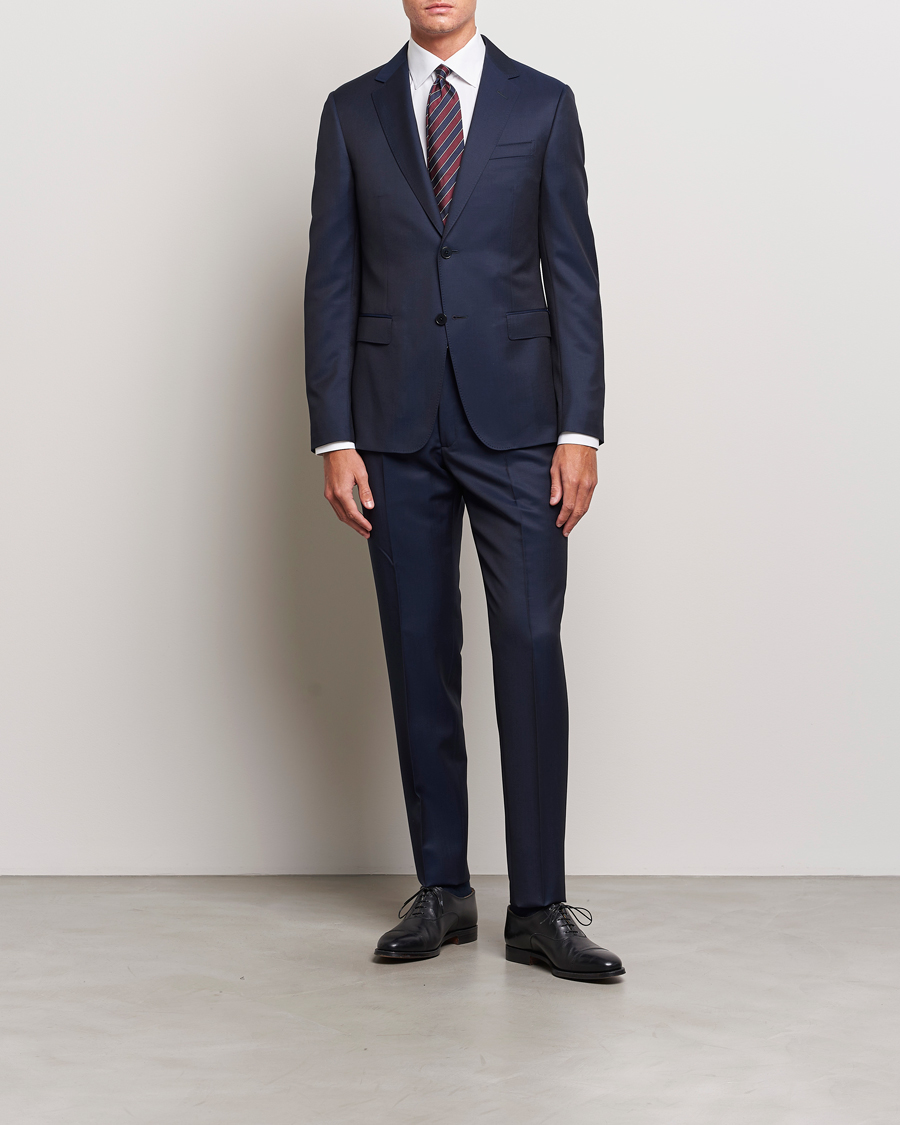 Hombres | Trajes | Zegna | Tailored Wool Suit Dark Blue