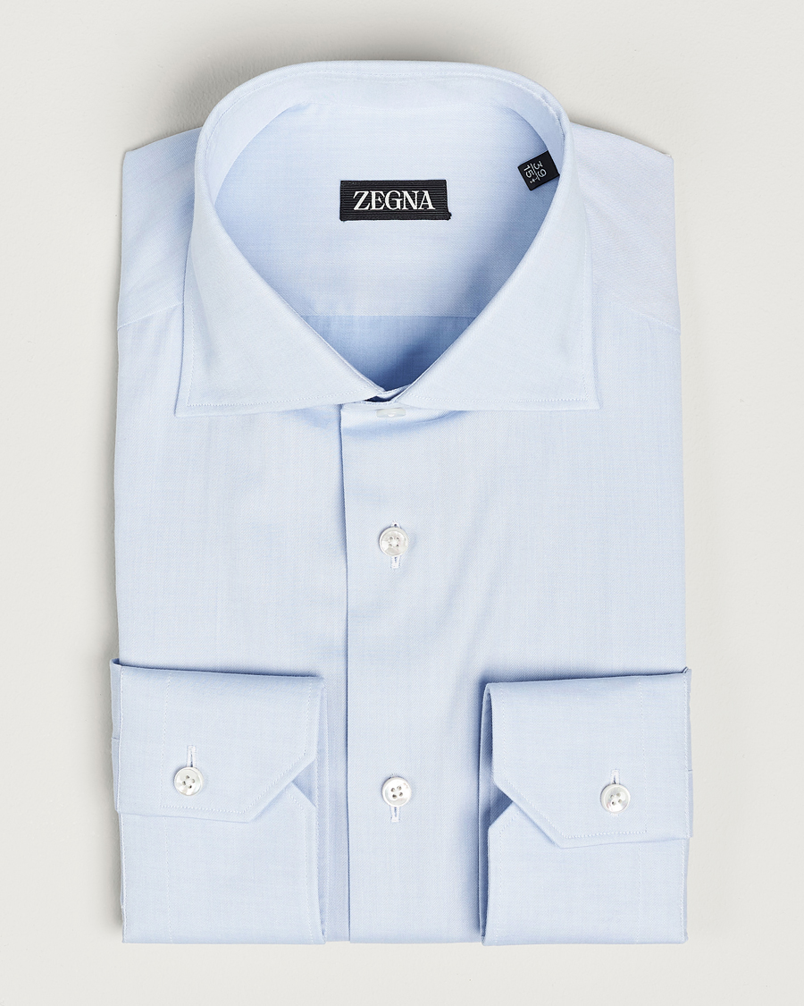 Hombres | Camisas | Zegna | Slim Fit Dress Shirt Light Blue