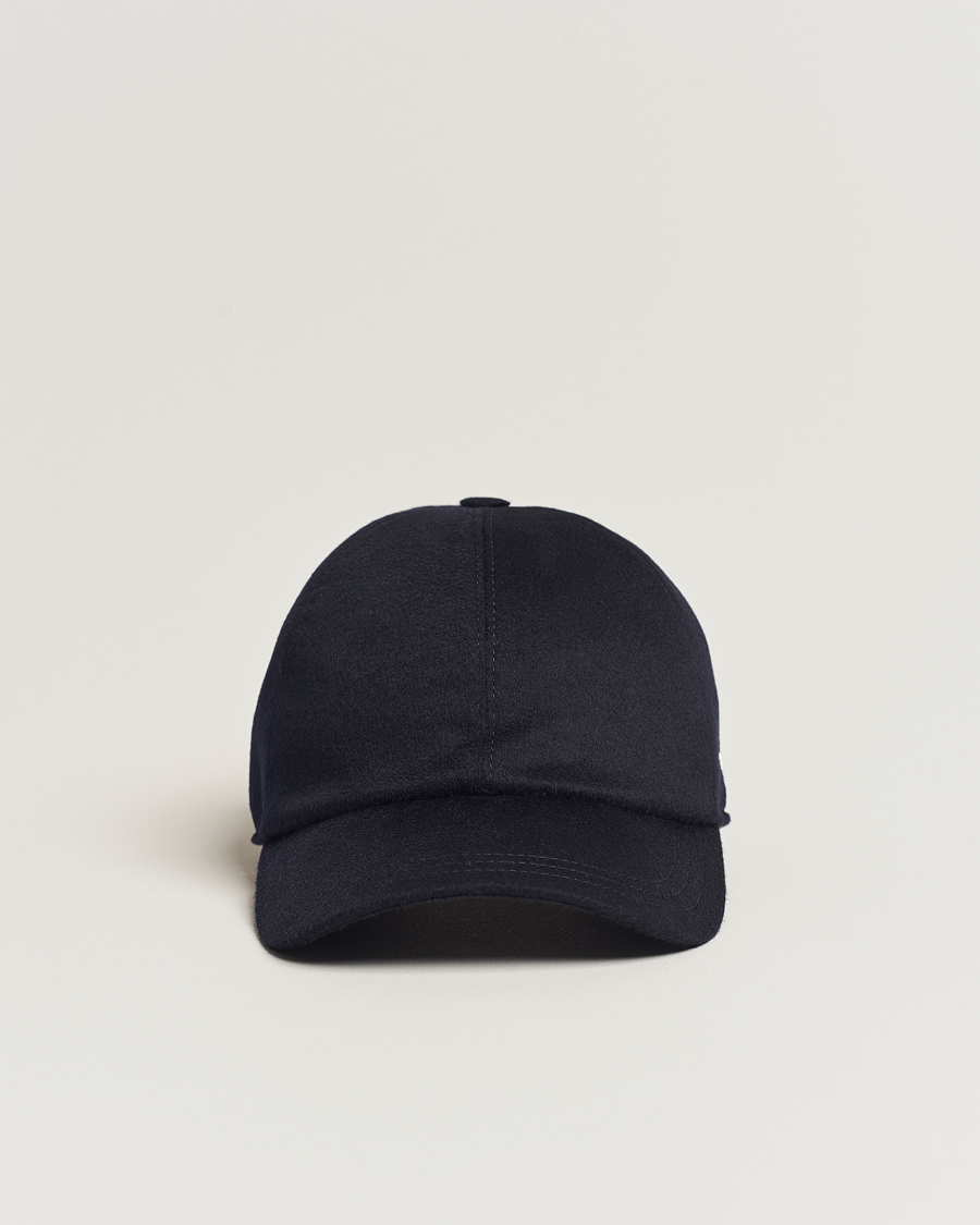 Hombres | Zegna Cashmere Baseball Cap Navy | Zegna | Cashmere Baseball Cap Navy