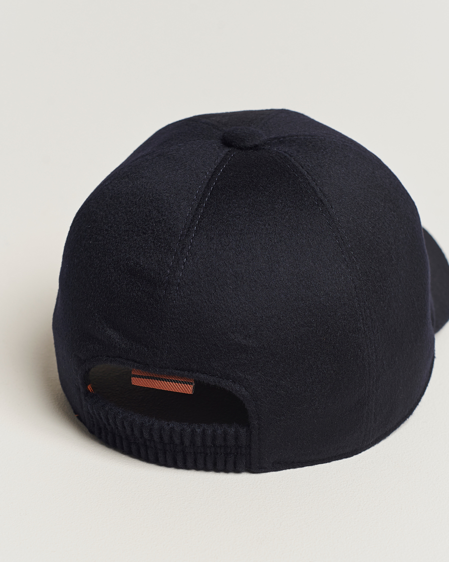 Hombres | Zegna Cashmere Baseball Cap Navy | Zegna | Cashmere Baseball Cap Navy