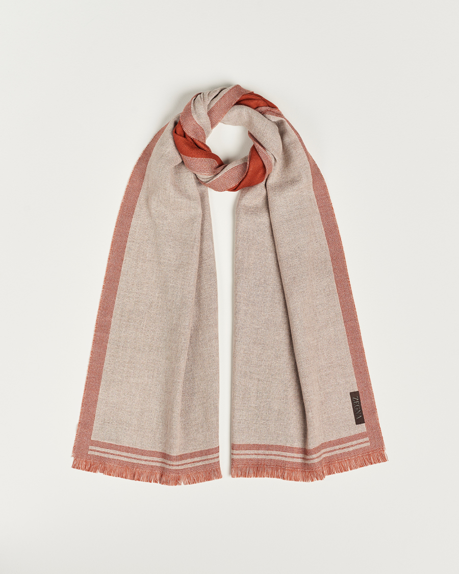 Hombres | Zegna Wool/Cashmere Scarf Beige | Zegna | Wool/Cashmere Scarf Beige