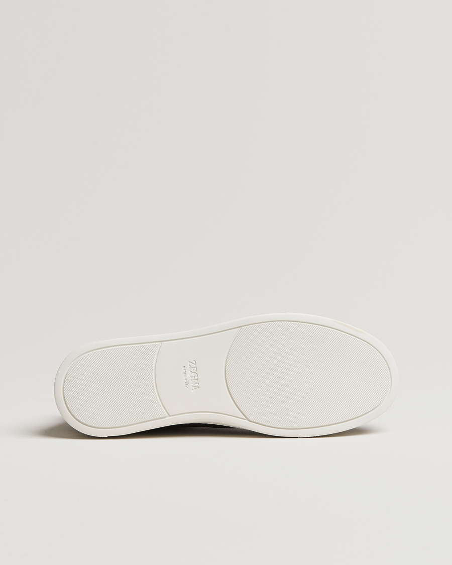 Hombres | Zegna Triple Stitch Bi-Material Sneakers Navy | Zegna | Triple Stitch Bi-Material Sneakers Navy