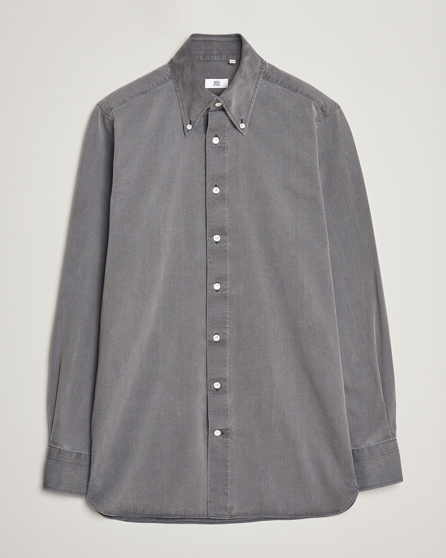 Hombres | Camisas | 100Hands | Cloud Washed Denim Shirt Grey